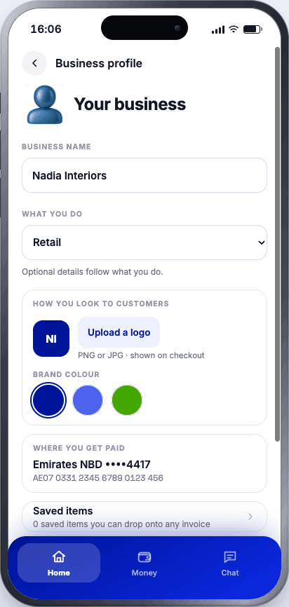 Business profile