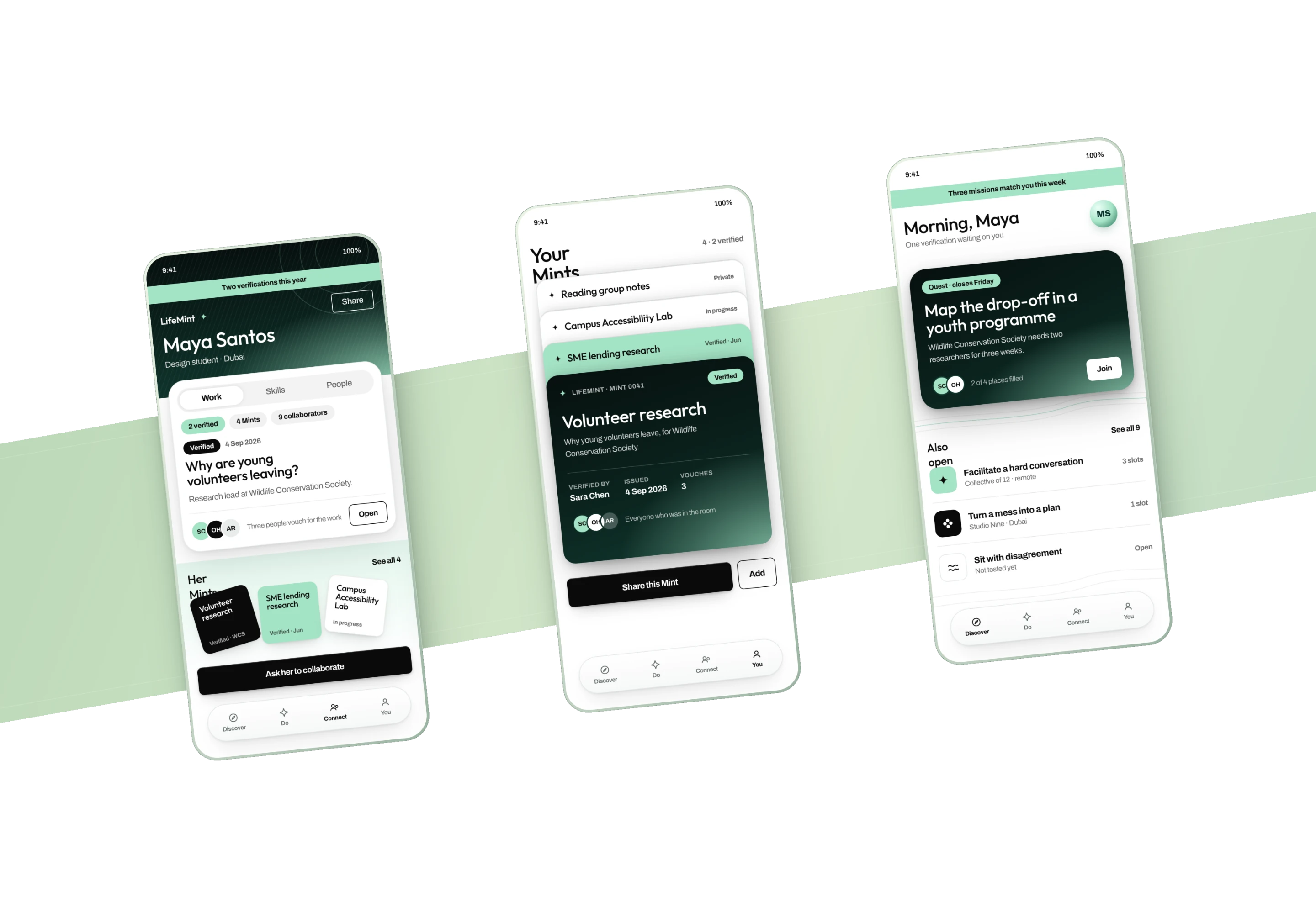 LifeMint app screens